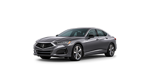 Front Facing View of TLX Platinum Elite / Vue vers l’avant d’une TLX Platinum Élite